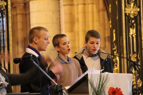 Psaume psalmodié par quelques jeunes de l'Académie Musicale de Liesse