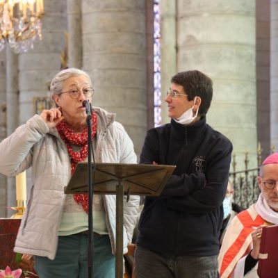 20211017 - Synode 2023 - Lancement de la consultation du Peuple de Dieu dans l'Aisne (43) - Claire Halleux et Véronique Delecourt
